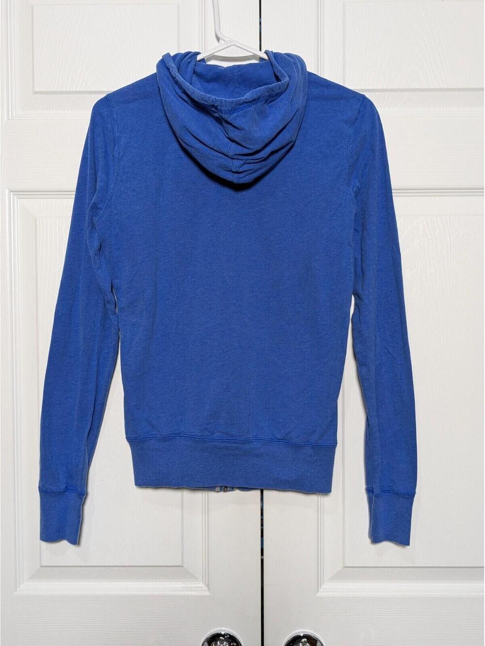 Nike Women's The Athletic Dept. Blue Vintage 2005 Hoodie, Cotton, Medium, Fitted - Picture 6 of 13